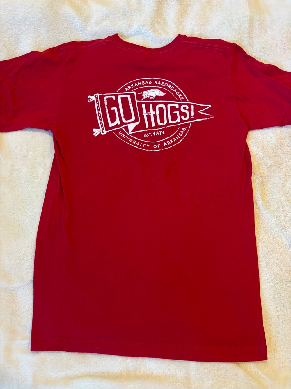 Red Arkansas Razorbacks Graphic Tee - Picture 4 of 4